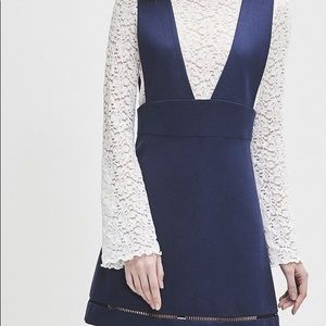 Blanc & Eclare Navy Pinafore